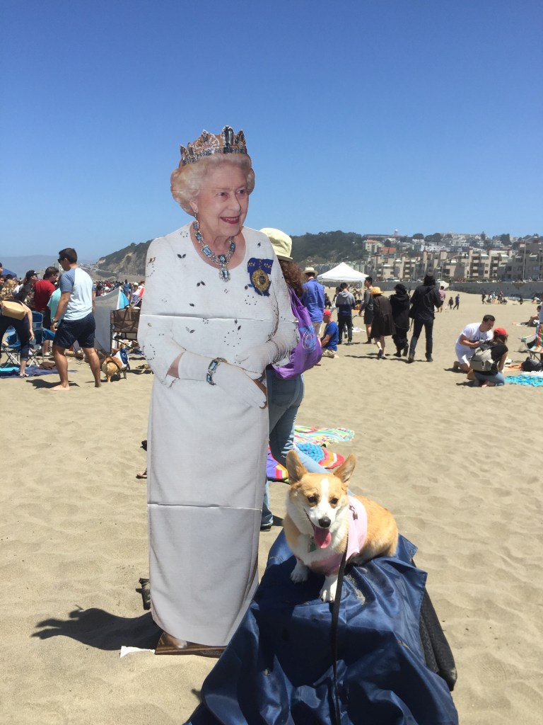 Hanging with the queen